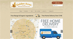 Desktop Screenshot of goldenacrespetfood.com